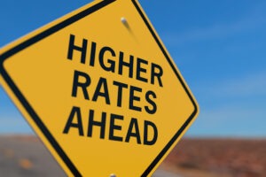 Higher Rates sign
