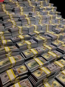 Huge Pile of Dollars