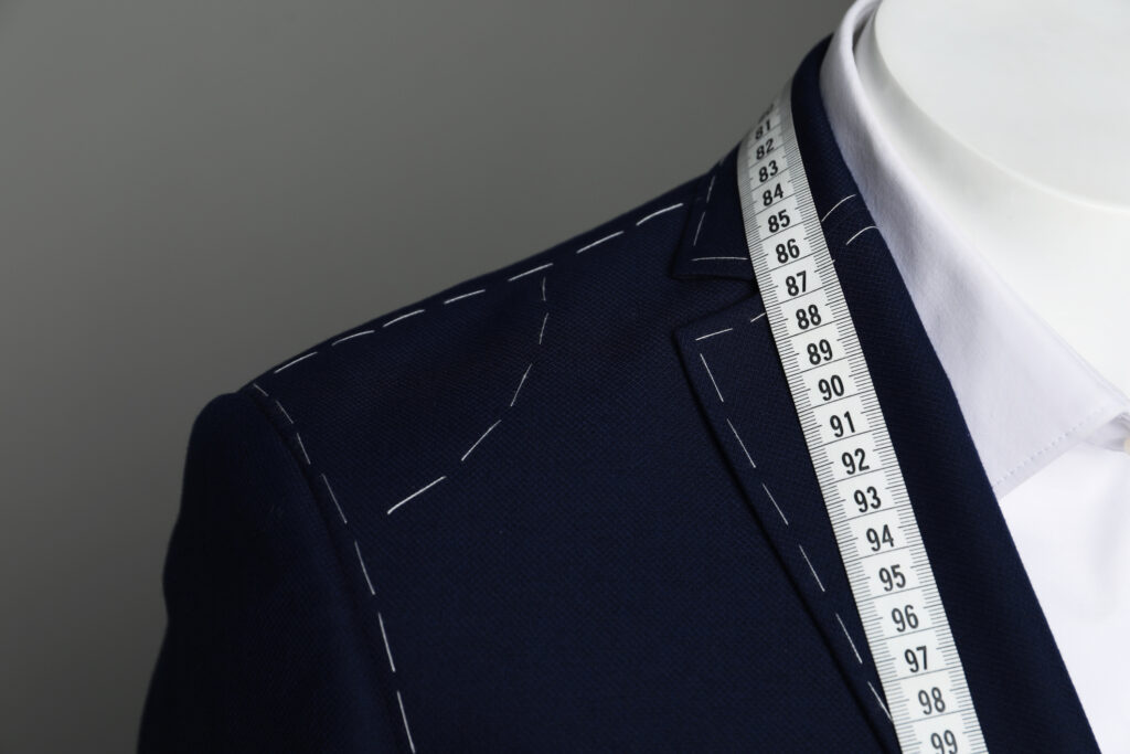 Tailored Suit with Measuring Tape